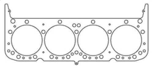 Cometic Head Gasket for Chevy SB V8 4.060in .080in MLS-5 | C5245-080