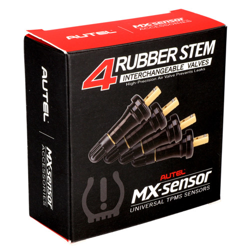 Autel Box of 4 Rubber Press-in Valve Stems for 1-Sensor MXSensorRVK
