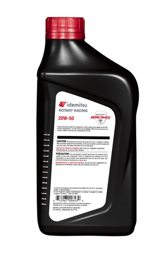 Idemitsu 20W50 Rotary Racing Oil - 1 qt 30018101-75000C010 - back view