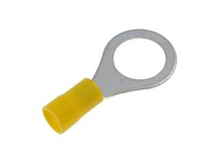 Dorman 12-10 Gauge Ring Terminal, 1/2 In., Yellow 85518 - angled view