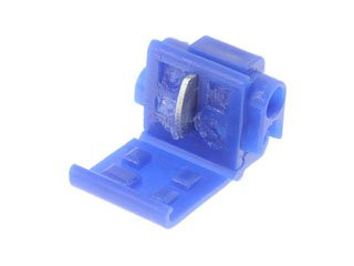 Dorman 18-14 Gauge Quick Waterproof Splice, Blue Disconnect Interior Adapter Assortment 85462 - angled view