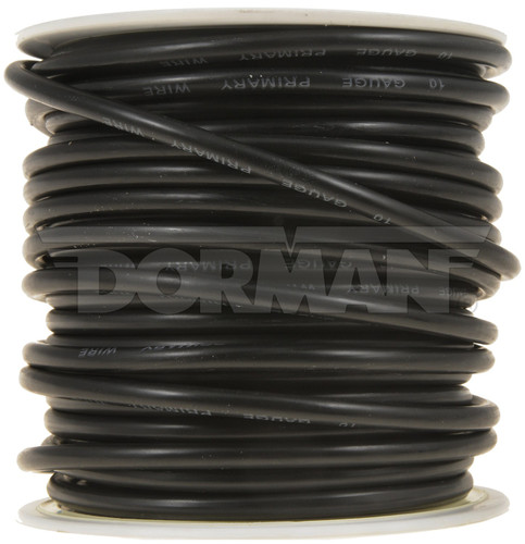 Dorman 10 Gauge Black Primary Wire-Spool 85742 - front view
