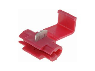 Dorman 22-18 Gauge Quick Splice Terminal, Red Disconnect Interior Adapter Assortment 86430 - angled view