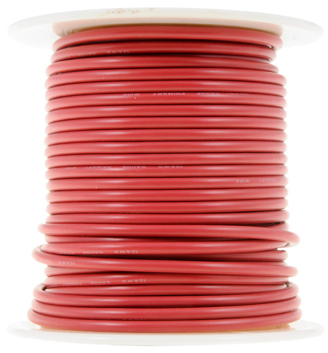 Dorman 12 Gauge Red Primary Wire-Spool 85748 - front view