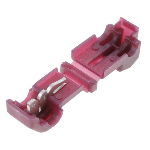Dorman 22-18 Gauge T-Tap Terminal, 4 Piece, Red 86432 - front view