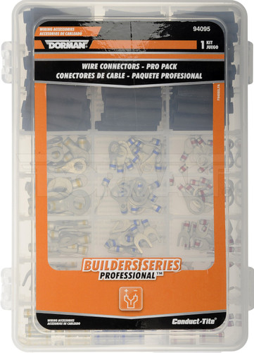 Dorman Builders Series Uninsulated Connectors Assortment 94095 - front view