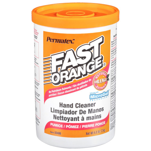 Permatex Fast Orange Pumice Hand Cleaner - 4.5 lb Tub 35406 - front view