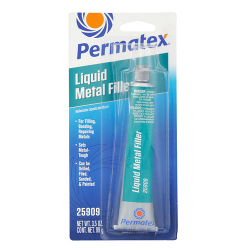 Permatex Liquid Metal Filler - 3.5 oz Tube 25909 - front view