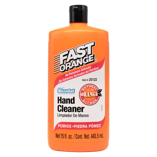 Permatex Fast Orange Hand Cleaner - 15 oz Bottle 25122 - front view