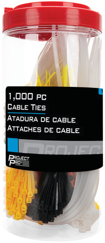 Performance Tool 1,000-Piece Cable Ties 1943 - packaging