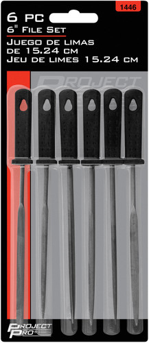 Performance Tool 6-Piece 6 in. File Set 1446 - packaging