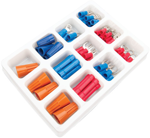 Performance Tool 60-Piece Electrical Terminal Set 1484 - front view