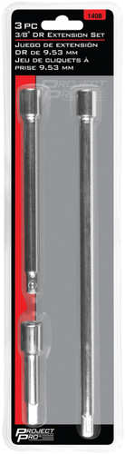 Performance Tool 3-Piece 3/8 in. Drive Extension Set 1408 - packaging