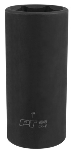 Performance Tool 1/2 in. Drive Deep Impact Socket 1 in. M849 - front view