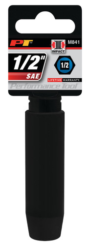 Performance Tool 1/2 in. Drive Deep Impact Socket 1/2 in. M841 - packaging
