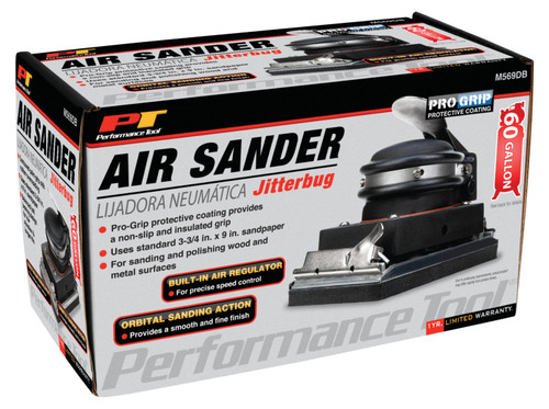 Performance Tool Jitterbug Air Sander M569DB - packaging