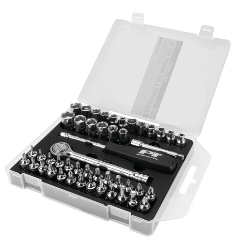 Performance Tool 47-Piece 1/4 in. Drive Socket Set W1177