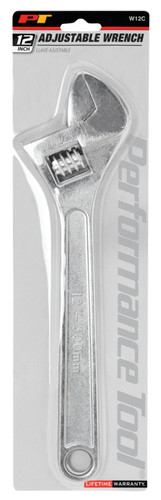 Performance Tool 12 in. Adjustable Wrench W12C - packaging