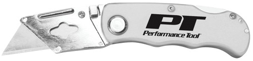 Performance Tool Folding Utility Knife W12113 - front view