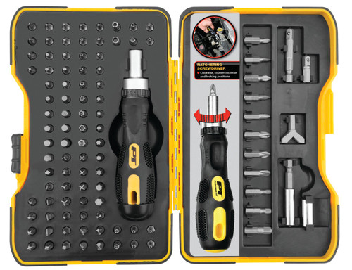 Performance Tool 101-Piece Ratcheting Bit Driver Set W1719
