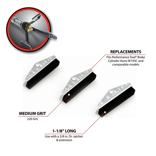 Performance Tool Domestic Brand Hone Stones W199C - diagram