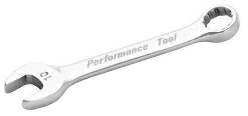 Performance Tool 10mm Stubby Combination Wrench W30610 - front view