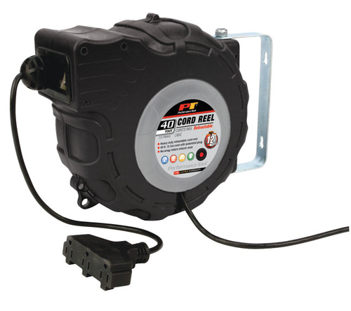 Performance Tool 40 ft. 12GA Retractable Cord Reel W2278 - front view