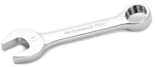 Performance Tool 16mm Stubby Combination Wrench W30616 - front view
