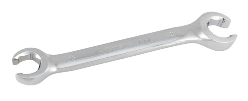 Performance Tool 19mm x 21mm Flare Nut Wrench W30419 - front view