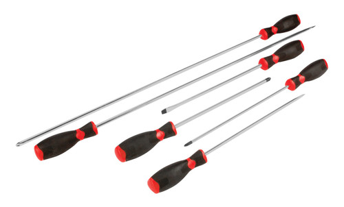 Performance Tool 6-Piece Jumbo Screwdriver Set W30898 - front view