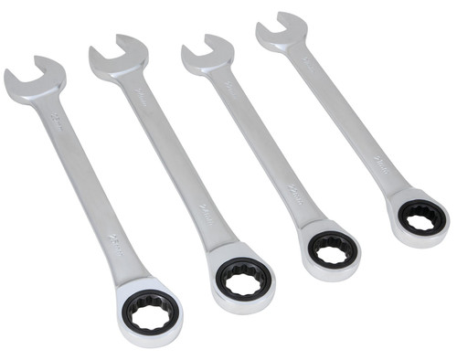 Performance Tool 4-Piece Metric Ratcheting Wrench Set W30633 - front view