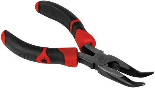 Performance Tool 6 in. Curved Long Nose Pliers W30732 - front view