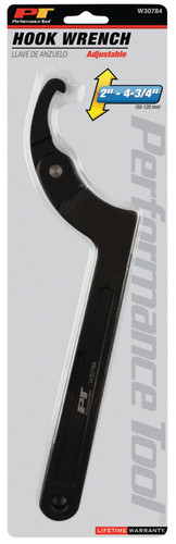 Performance Tool 2-4.75 in. Adjustable Hook Wrench W30784 - packaging