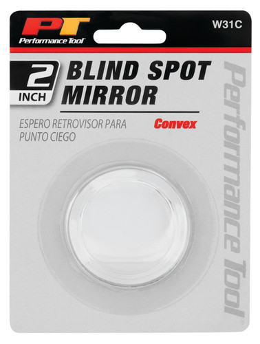 Performance Tool 2 in. Stick-On Blind Spot Mirror W31C - packaging