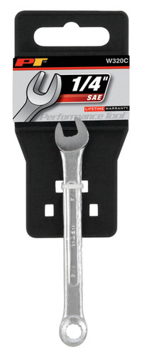 Performance Tool 1/4 in. SAE Combination Wrench W320C - packaging