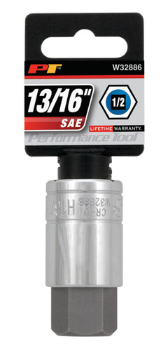 Performance Tool 1/2 in. Drive Hex Bit Socket 13/16 in. W32886 - packaging