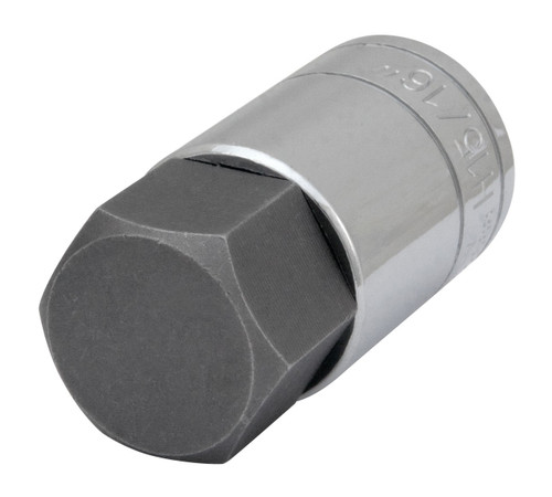 Performance Tool 1/2 in. Drive Hex Bit Socket 15/16 in. W32888 - front view
