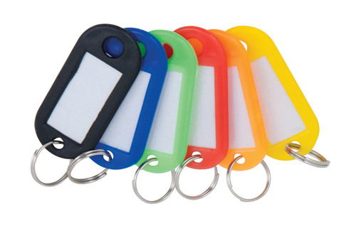 Performance Tool 12-Piece Multi-Color Key Tags W3255 - front view