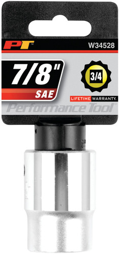 Performance Tool 3/4 in. Drive 12-Point Socket 7/8 in. W34528 - packaging