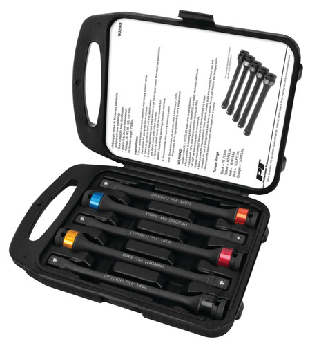 Performance Tool 5-Piece Torque Limiting Extension Set W32903 - front view