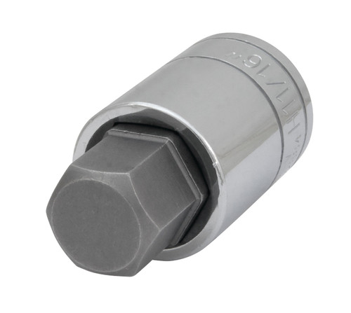 Performance Tool 1/2 in. Drive Hex Bit Socket 11/16 in. W32884 - front view