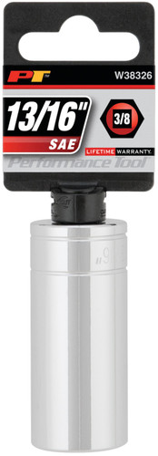 Performance Tool 3/8 in. Drive Deep Socket 13/16 in. W38326 - packaging