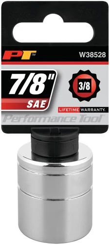 Performance Tool 3/8 in. Drive 12-Point Socket 7/8 in. W38528 - packaging