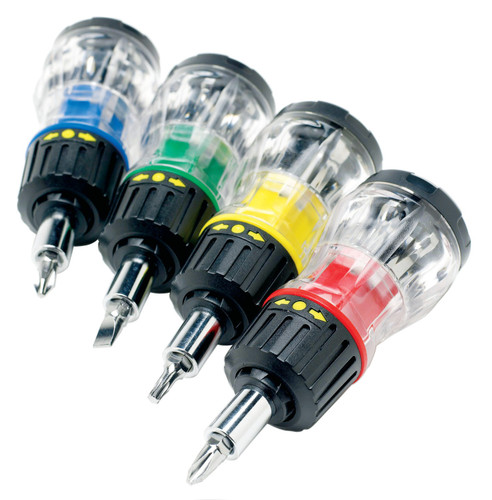 Performance Tool 7-in-1 Stubby Screwdriver Set W38927 - front view