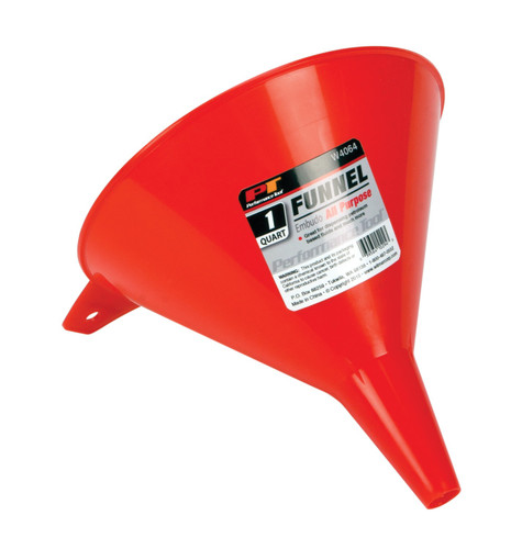Performance Tool 1 Quart All-Purpose Funnel W4064 - front view