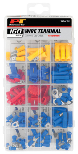 Performance Tool 160-Piece Wire Terminal Assortment W5213 - packaging