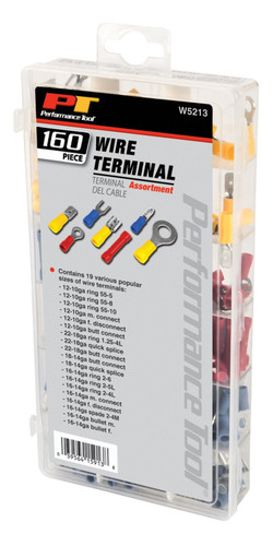 Performance Tool 160-Piece Wire Terminal Assortment W5213