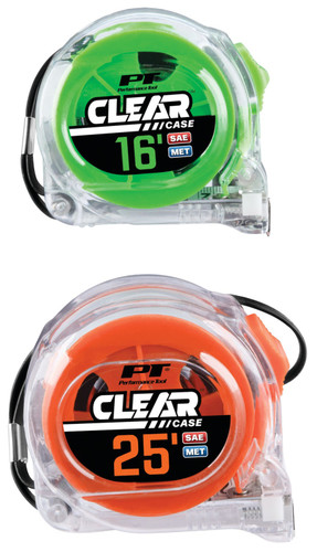 Performance Tool 2-Piece Clear Tape Measure Set W5038
