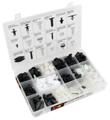 Performance Tool 350-Piece GM Trim Clip Assortment W5240 - front view