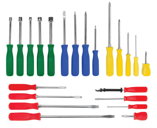 Performance Tool 22-Piece Screwdriver Set W80022 - front view